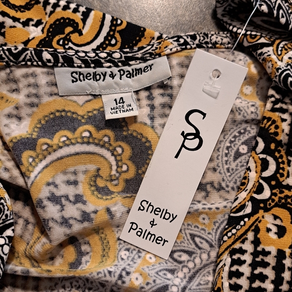 Shelby & Palmer Faux Wrap Pullover Dress - Picture 9 of 10